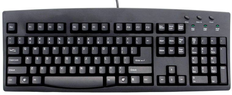 SOLIDTEK USB BLACK CHINESE ENGLISH Keyboard