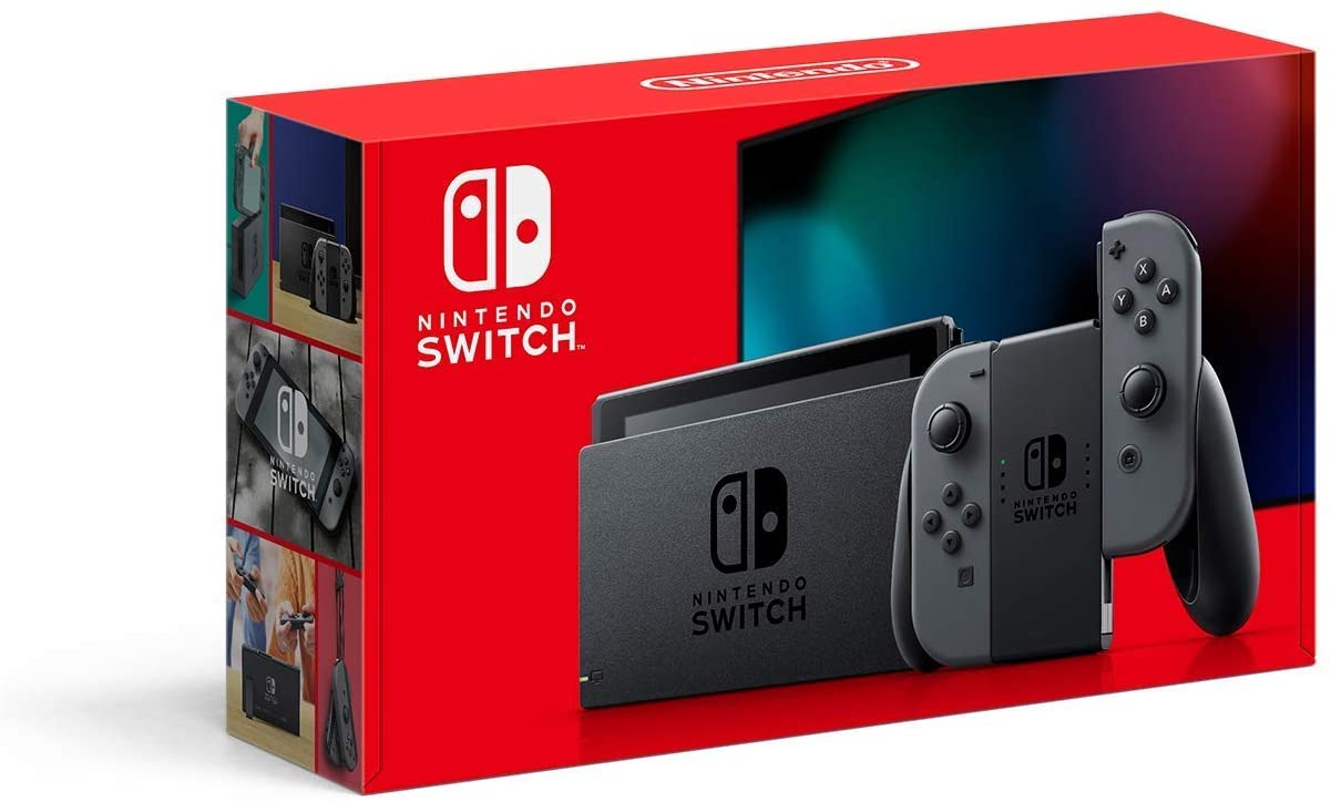 Nintendo Switch with Gray Joy‑Con - HAC-001(-01) - Click Image to Close