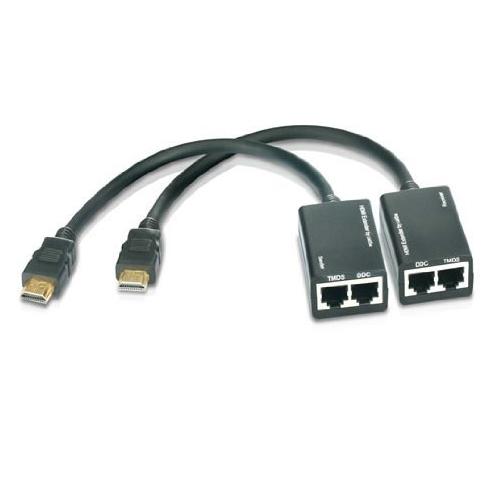 HDMI Over RJ45 CAT5e CAT6 UTP LAN Ethernet Extender Repeater - Click Image to Close