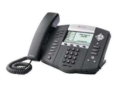 Polycom soundpoint IP 650 VOIP 6 Lines Phone w/AC - Click Image to Close