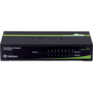 Trendnet 8PORT 10/100MBPS GREEN SWITCH METAL